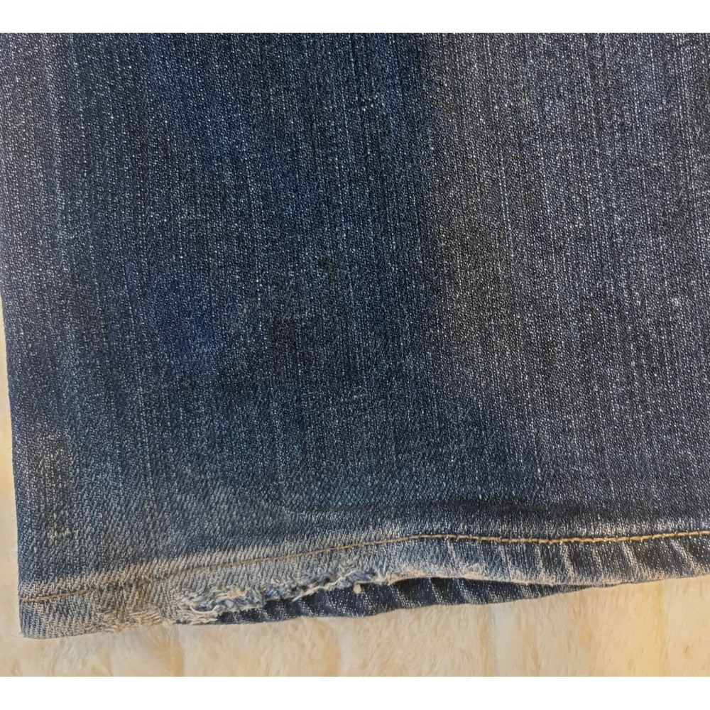 Paige Premium Denim Womens Dark Wash Bootcut Jeans Blue Size 31 Stretch Low Rise - Picture 16 of 16